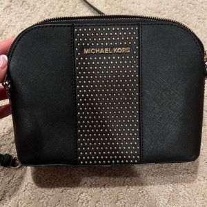 MK black& gold crossbody bag